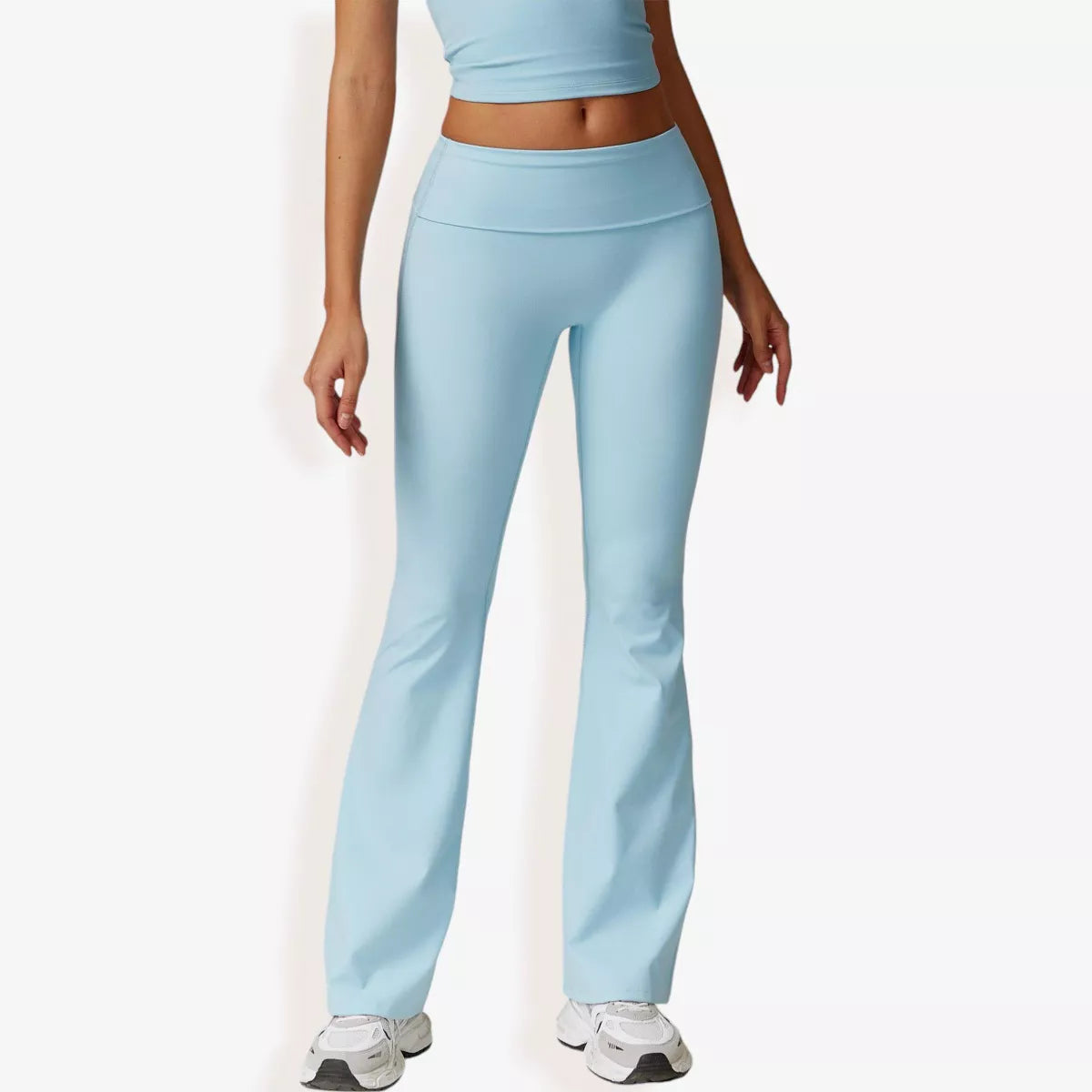 Anna-Kaci Active Women'S Flared High Waist Yoga Pants for Activewear and Everyday Comfort for Workout Wear